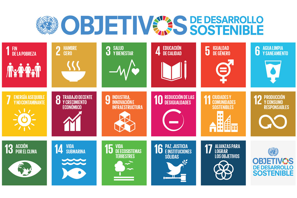 En esta imagen se puede ver los objetivos de desarrollo sostenible